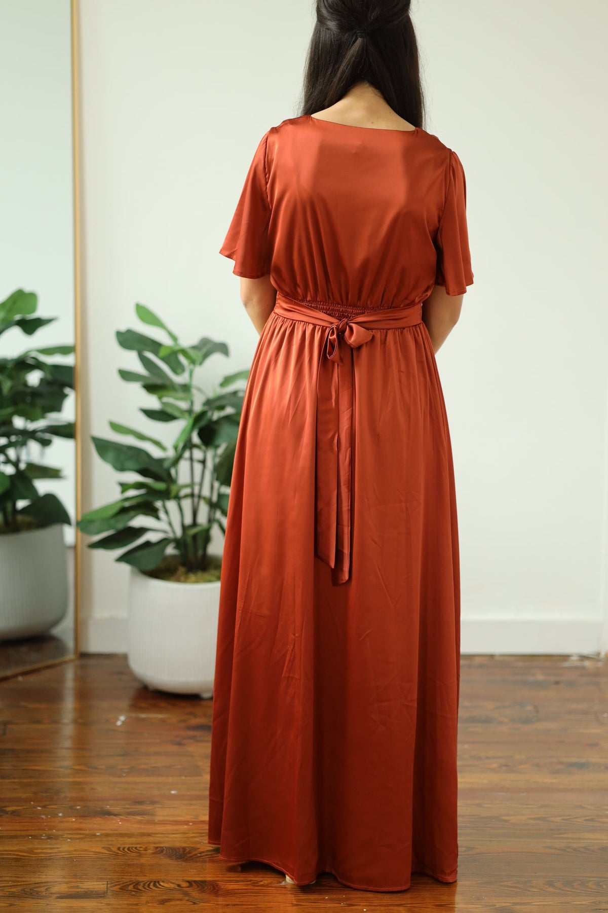Karsyn Dress - Rust