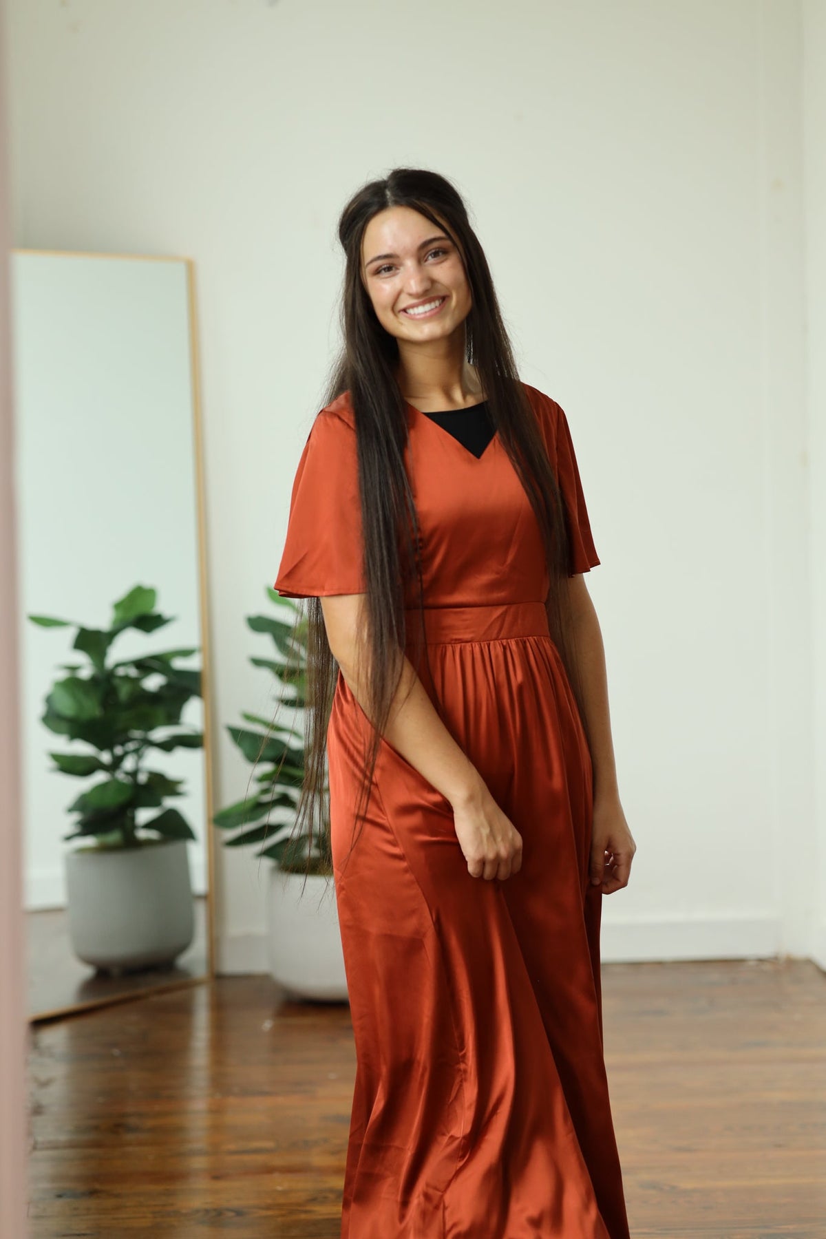 Karsyn Dress - Rust