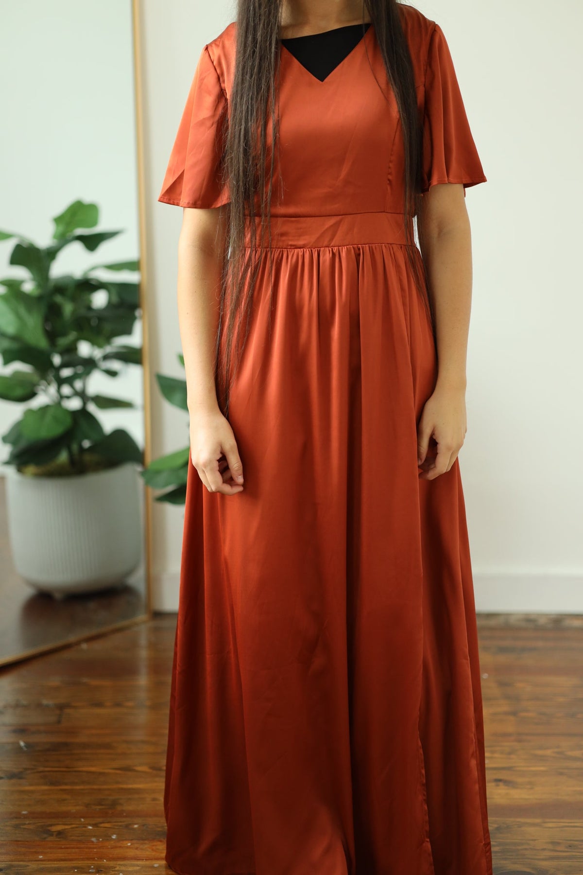 Karsyn Dress - Rust