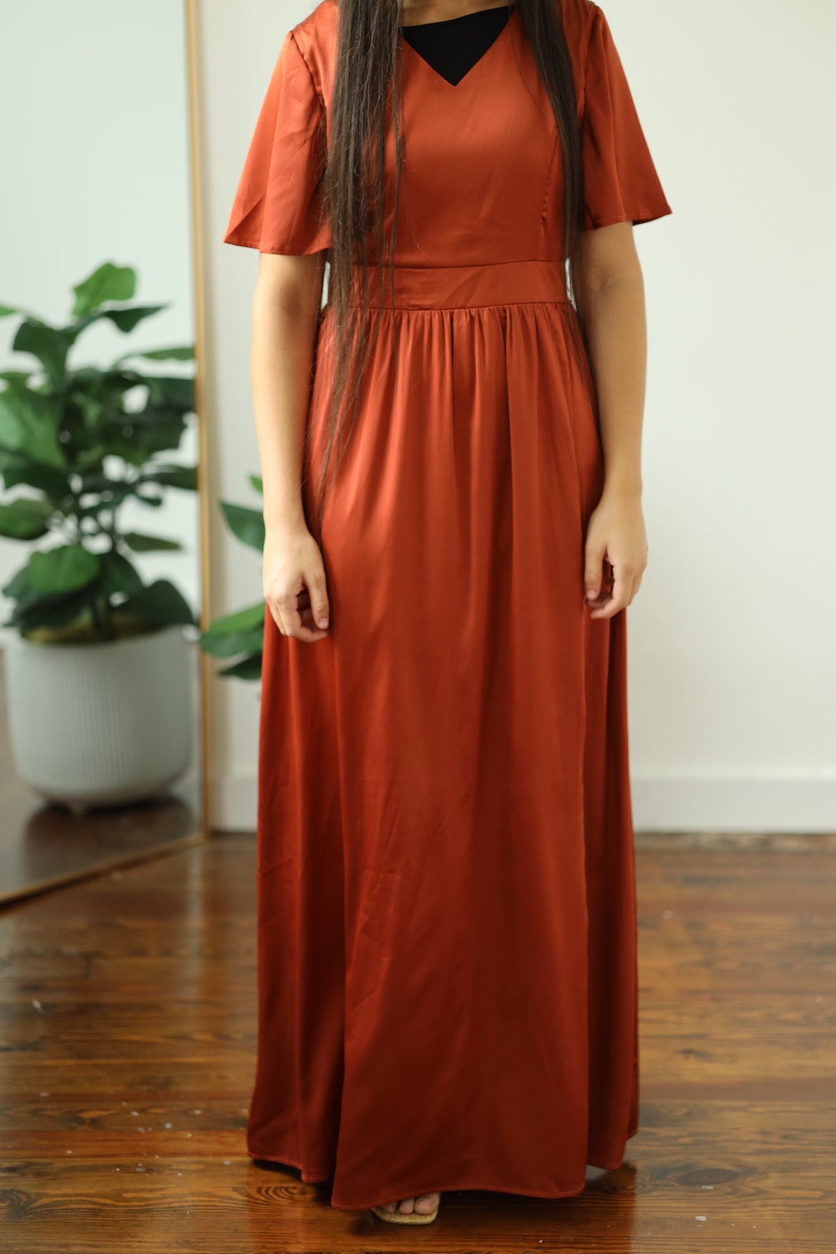 Karsyn Dress - Rust